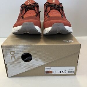 ON Cloud 5 Ruby / Rust Men's Size 8 1/2‎ New In Box